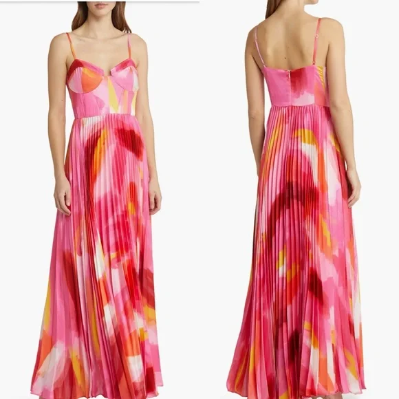 chinese dress ladies Hutch "Corene" A-line Floral Midi Dress 11331
